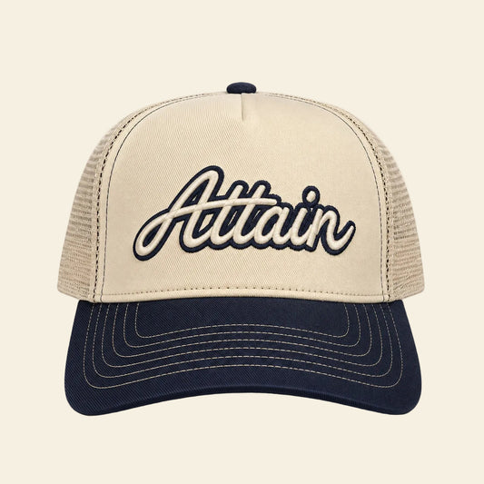 ATTAIN ATTIRE TRUCKER CAP